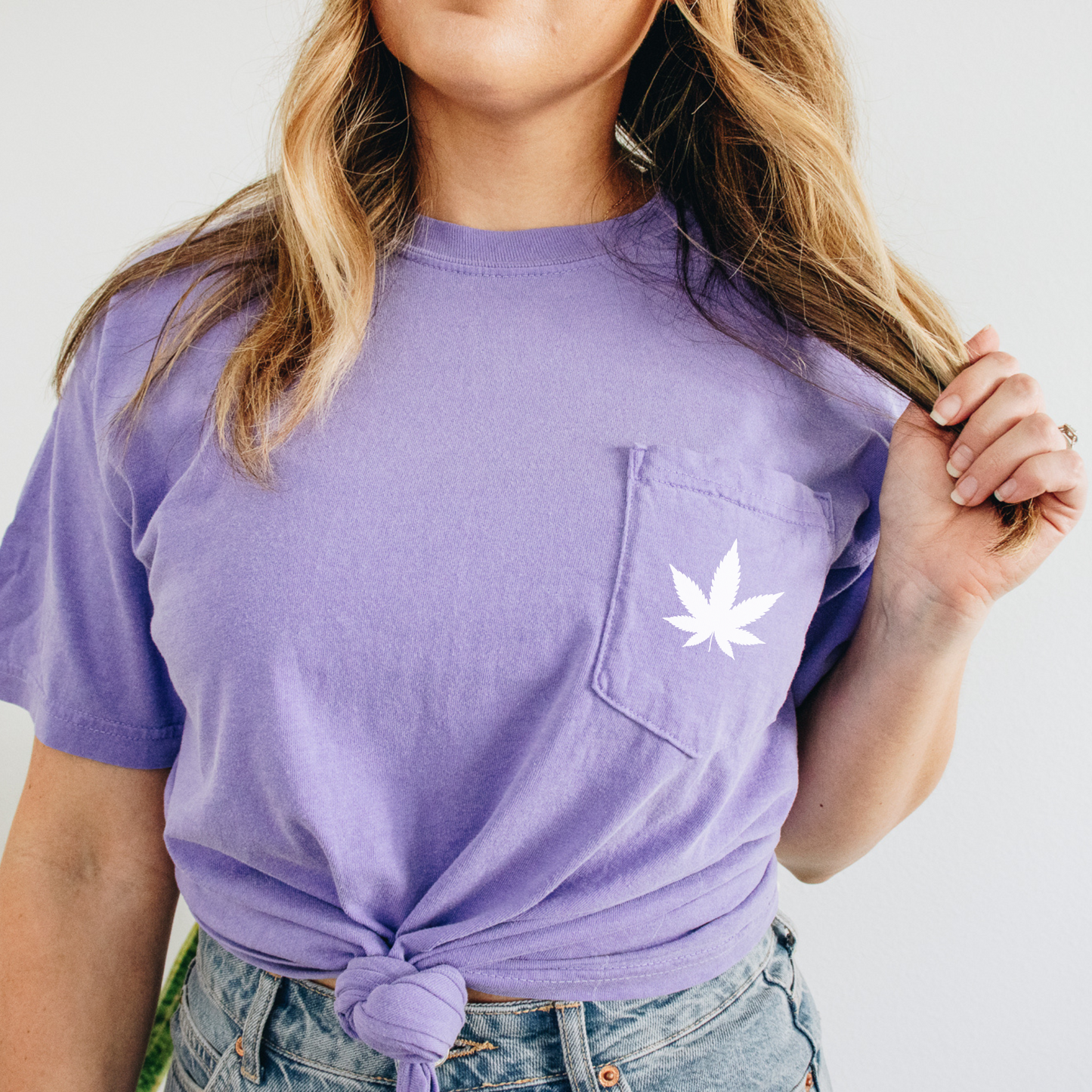Pocket Protector Shirt in Violet