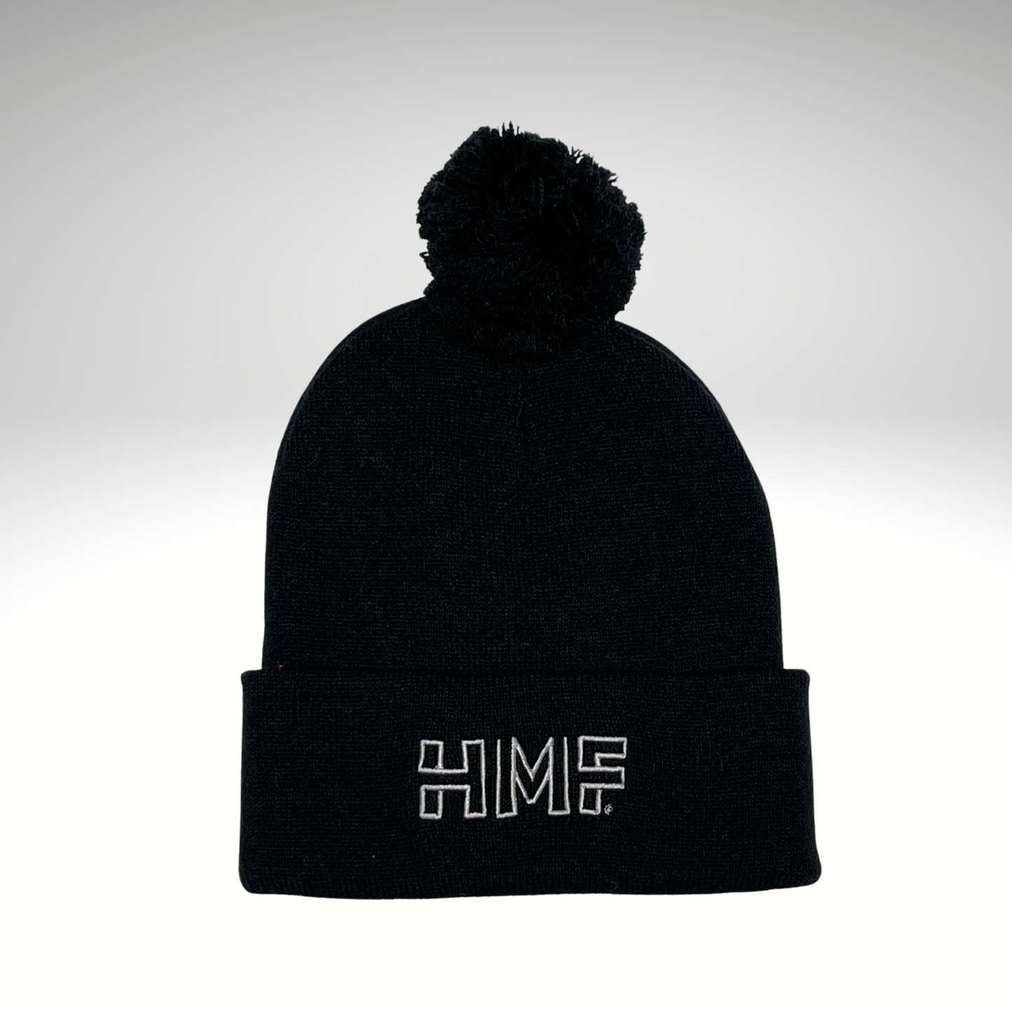 Black HMF Beanie Pom