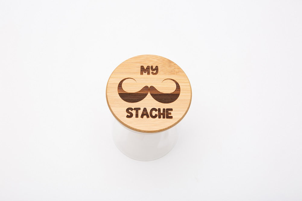 My Stache Storage Jar