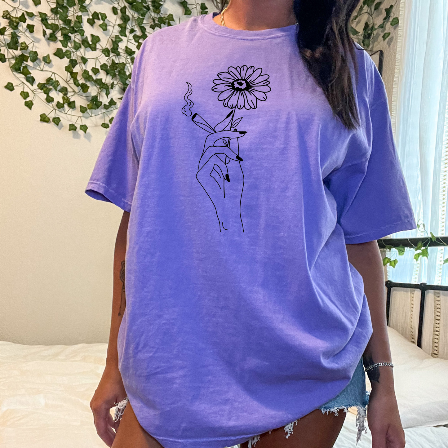 Flower Jay in Violet