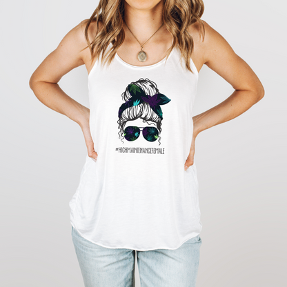 HMF Messy Bun Tank Top