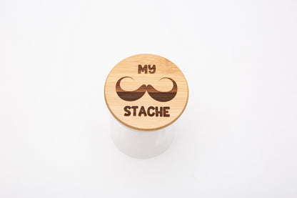 My Stache Storage Jar